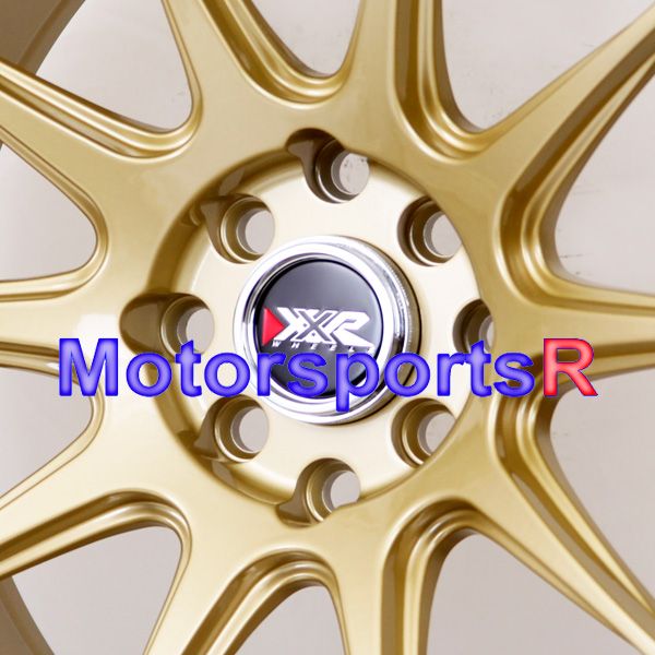 16x 8.25 XXR 527 Gold Concave Rims 87 Corolla GTS AE86  