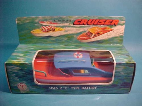 1970S CABIN CRUISER BOAT BTT/OP BOXED HONG KONG T ( in a circle ) TAI 