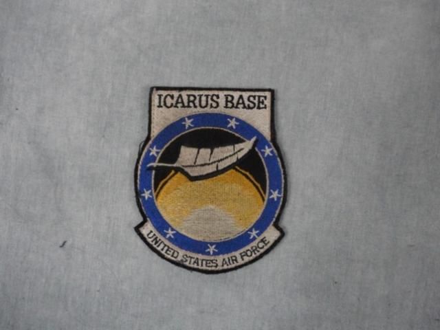 SGU STARGATE UNIVERSE ICARUS SHOULDER PATCH & ICARUS ID BADGE MULTIPLE 