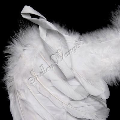 Baby Angel Costume White Feather Wings Fairy Props S  