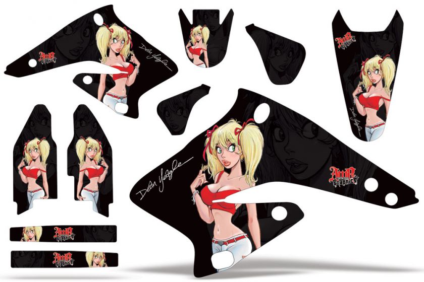 AMR GRAPHICS STICKERS KIT SUZUKI RMZ 250 Z250 04,05,06  