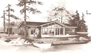 MID CENTURY MODERN HOUSE PLANS RANCH VACATION RICHARD POLLMAN  