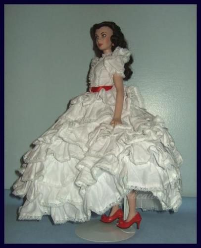 Red SHOES fit Franklin Mint/Tonner SCARLETT OHARA  