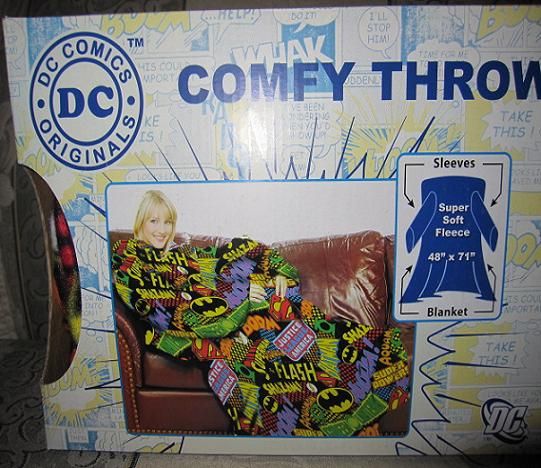 Brand New DC Comics, Justice League Polar Fleece Comfy Throw Blanket 