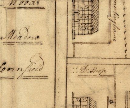 1807 map of Otterbein, Warren, Ohio  