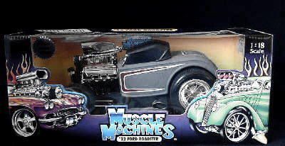 Muscle Machines 1932 Ford Roadster Charcoal Grey 118  