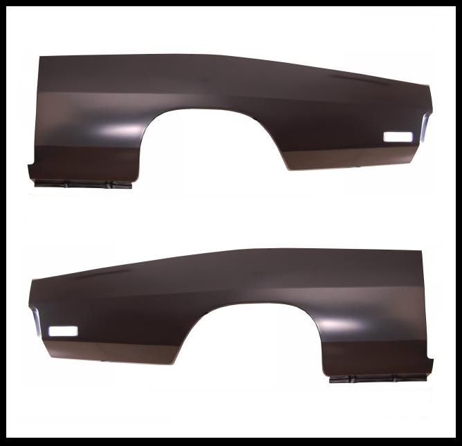 70 1970 Dodge Charger Quarter Panel Skin PAIR NEW AMD  