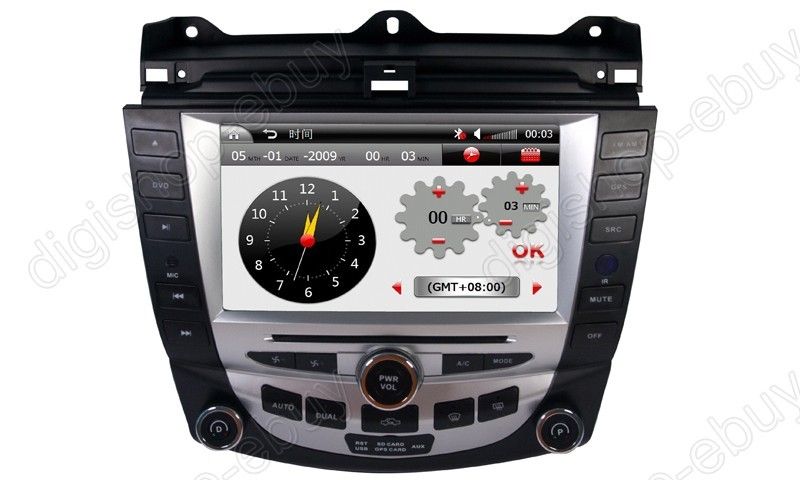 Car DVD Player GPS Radio A2DP RDS  IPOD for 7th Honda Accord 