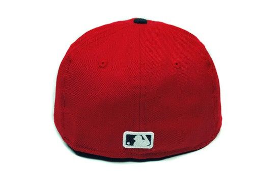   59FIFTY 5950 MLB BASEBALL CAP NEW YORK YANKEES RED BLACK TROWNBACK HAT