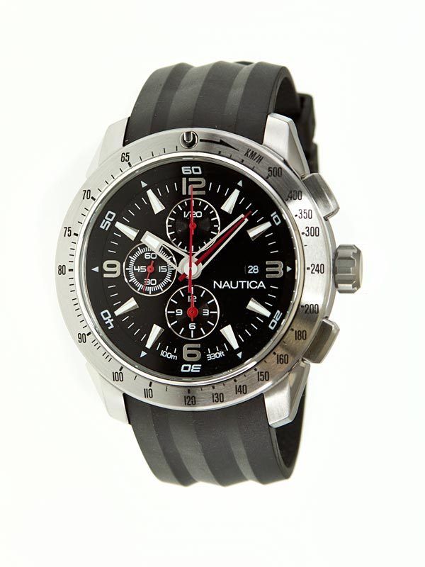 BRAND NEW TACHYMETER 1/20sec CHRONOGRAPH 100M SPORTY MENS WATCH LTD 