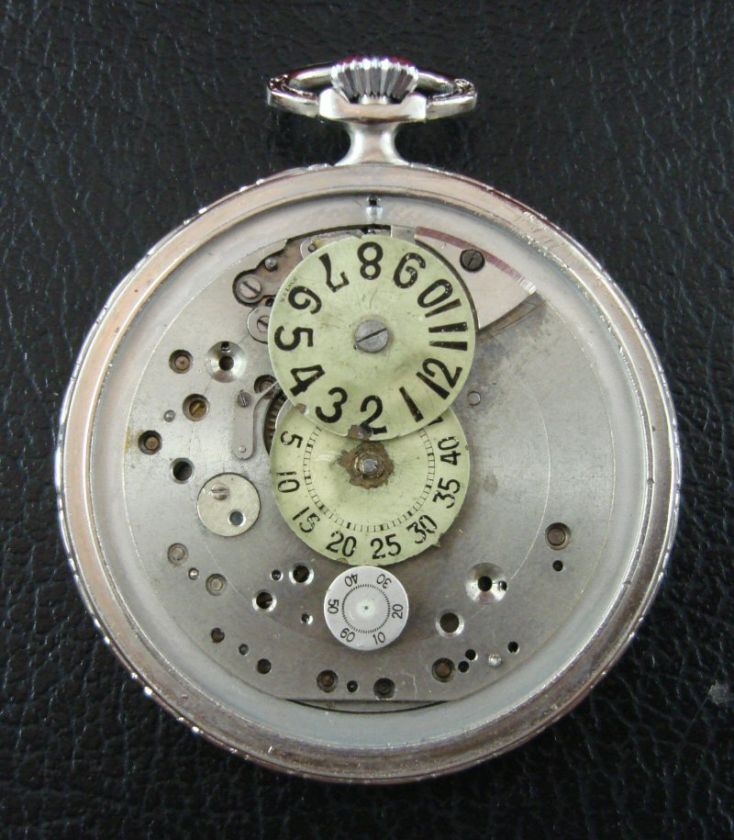 RARE ROLEX JUMP HOUR POCKET WATCH FROM 1930S  