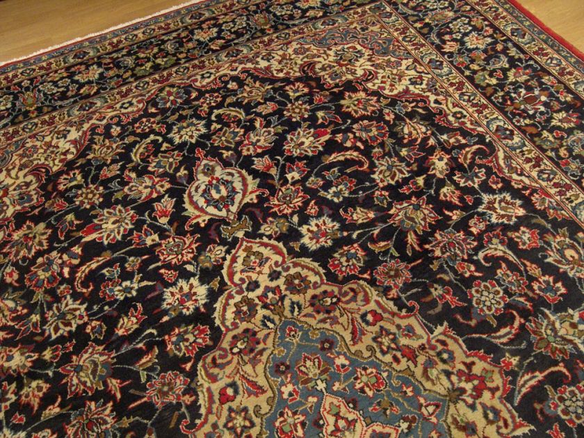 9x12 Fine Quality Handmade Antique Persian Qum Wool Rug  