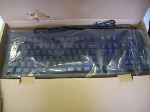 BRAND NEW WYSE Keyboard PS/2 KB 3923 Black 770413 01L  