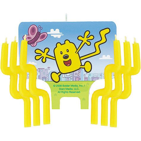 WOW WUBBZY Birthday Party Supplies ~ 7pc Cake CANDLES  