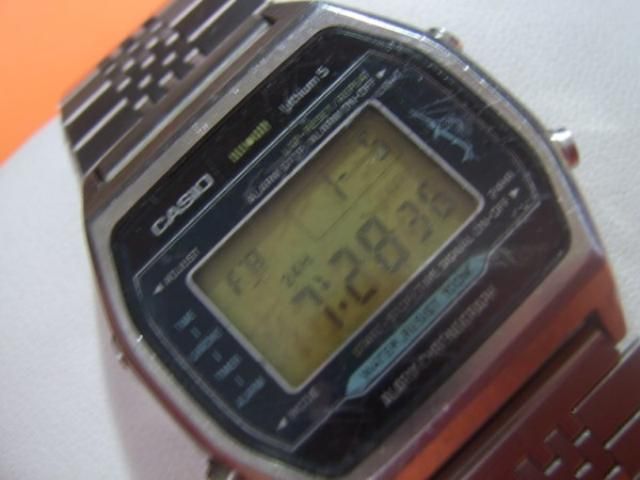 80s CASIO MARLIN 100M ( W 150 H101 MODULE 106 ) S.STEEL  