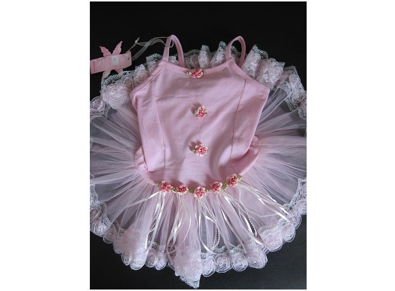 NWT Girls Tutu Dance Ballet Dress Leotards Pink 2T 6T  