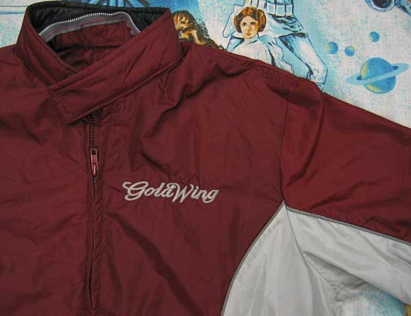   GOLDWING Windbreaker JACKET L 80s honda racer Crown gold wing  