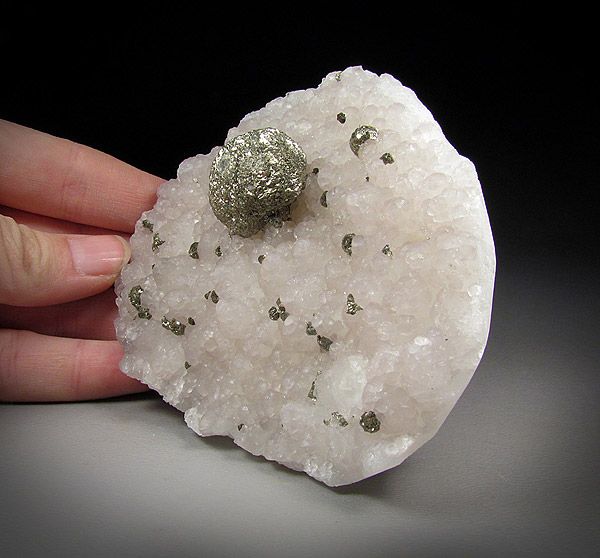 Pyrite Balls on Fluorite, Jiangxi, China  