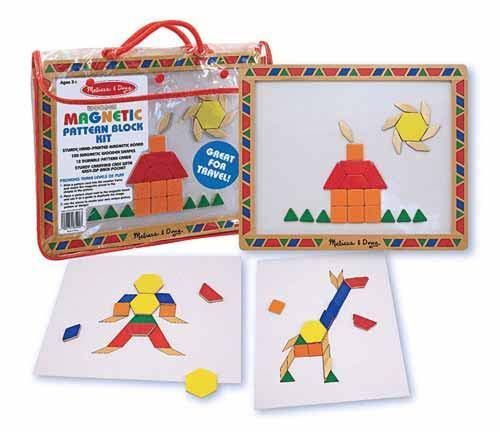 Melissa and Doug # 3590 magnetic Pattern Block Set 000772035903  