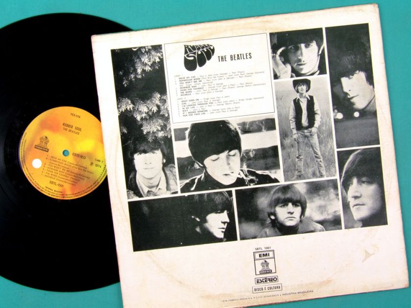 LP THE BEATLES RUBBER SOUL 2ND STEREO 66 YELLOW BRAZIL  