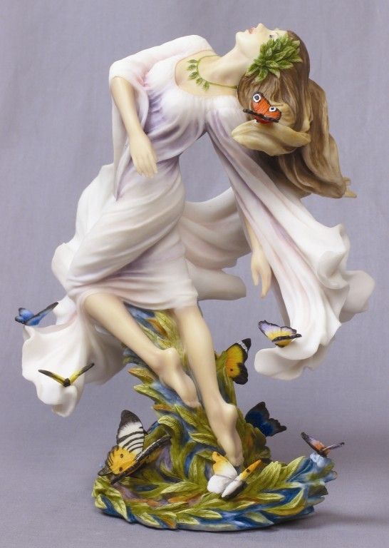 TAO OF GODDESS BUTTERFLY KISS FAIRY STATUE SHEILA WOLK  