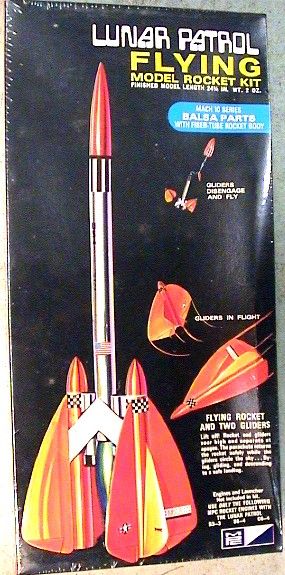 MPC Lunar Patrol Rocket With 2 Gliders  