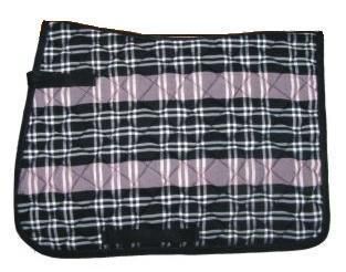 Burberry Tartan Pony Saddle Pad w/wither relief cut  