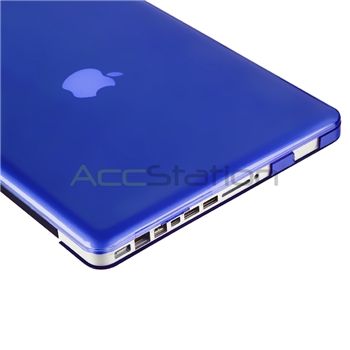 Navy Blue Crystal Case+KB Cover+HDMI+Converter+Guard+GIFT For Macbook 