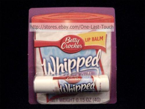 BETTY CROCKER Lip Balm WHIPPED FLUFFY WHITE FROSTING  