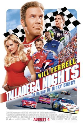 TALLADEGA NIGHTS reg 27x40 DS movie poster WILL FERRELL  