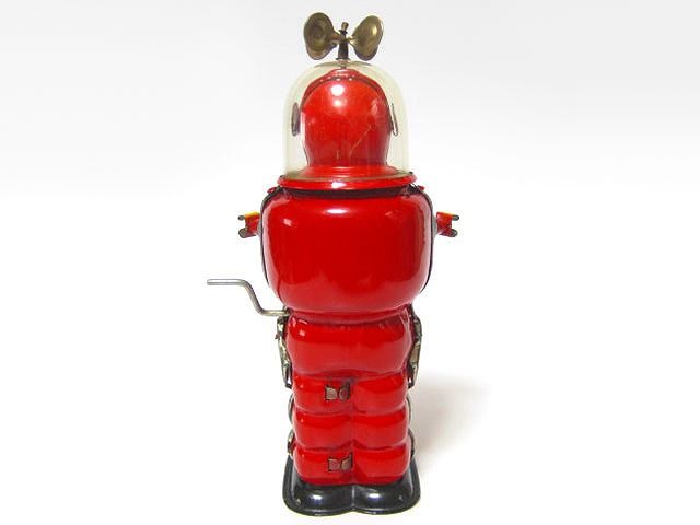 Yoshiya 60s Japan Astronaut MOON EXPLORER Tin Toy ★  