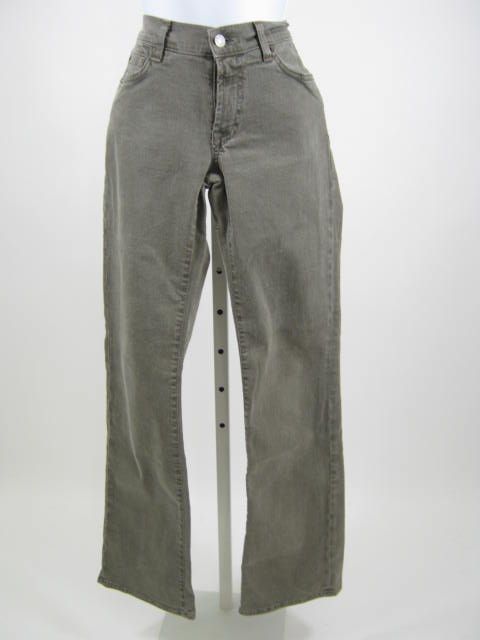 FOR ALL MANKIND Green Denim Boot Cut Jeans Pants 28  