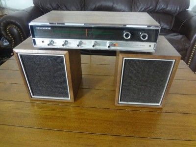 Vintage Panasonic RE 7670 Stereo System With Speakers  