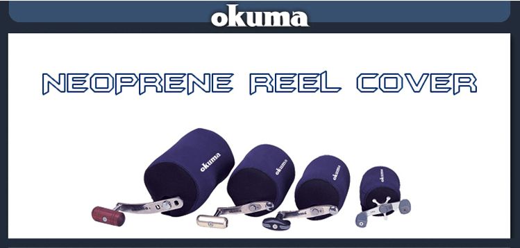 OKUMA NEOPRENE fishing reel cover Large size(3.7X4.5in) by corefishing