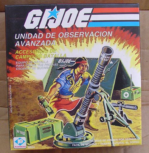 FORWARD OBSERVER UNIT MISB PLASTIRAMA ARGENTINA G.I.Joe  