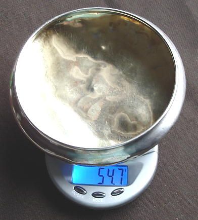 Lovely Large Gorham Sterling Vanity Jar Lid c1900 Arts and Crafts 54.7 