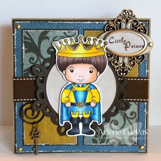 PRINCE LUKA La La Land Crafts Mounted Rubber Stamp  