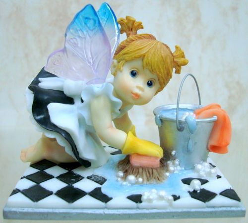 KITCHEN FAIRIES Hope Wheels ENESCO Motorcycle 4024656  