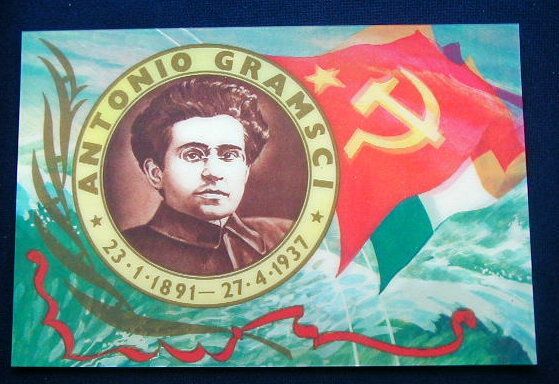 1970s Italy 3D lenticular pc Partito COMUNISTA GRAMSCI  