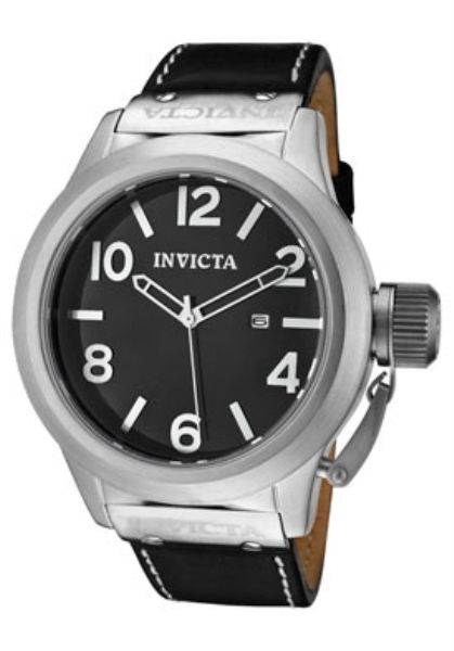 Invicta Corduba 48mm Screw Down Cover Date 100M Leather Band Dress 