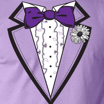 TUXEDO T SHIRT PURPLE BACHELOR PARTY VEGAS WEDDING PUNK PROM NEW LG 