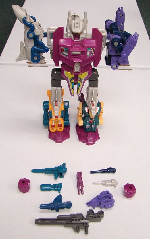 ABOMINUS=Transformers G1 100% complete Terrorcons Combiner Set 