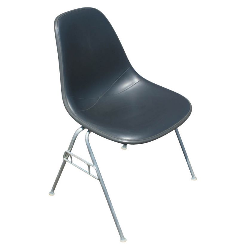 Herman Miller Eames Upholstered Side Shell Chairs  