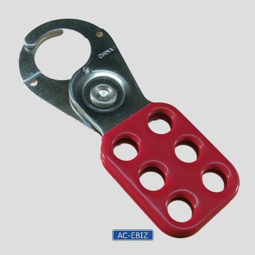 Brady 65375 Red   6 Lock   Safety Lockout Hasp   1 Dia  