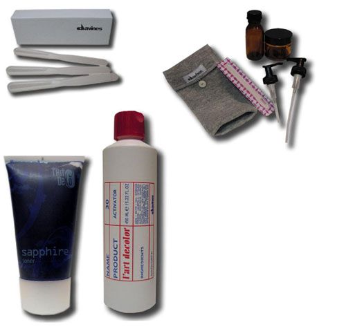   Deco Sapphire Toner, Activator 30, 3 pack of spatula, & Alchemic kit