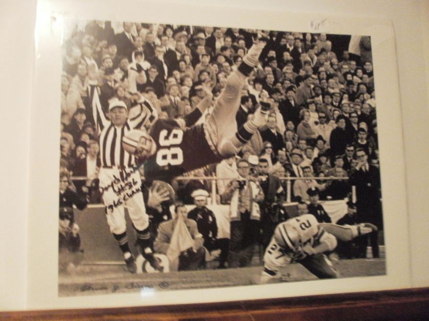 Boyd Dowler Signed 1966 NFL Championship game Packers Cowboys Original 