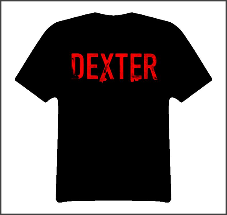 Dexter season 4 t shirt Black  