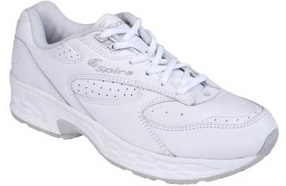 Spira Mens White Classic Leather Walking Shoes Sizes 8   13 & 14 