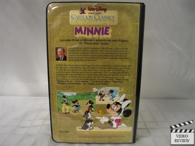 Minnie Cartoon Classics Limited Gold Edition VHS on PopScreen