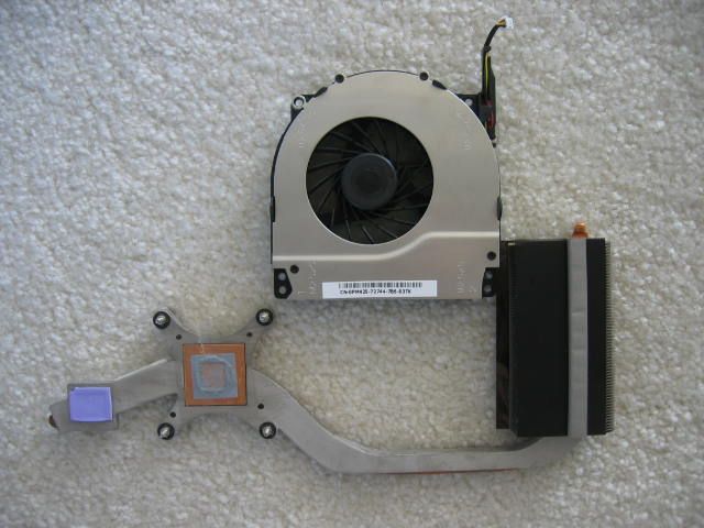 DELL Inspiron 1720 Vostro 1700 CPU Fan and heatsink  